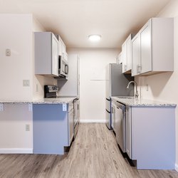 kitchen at summit on Prospect apartments