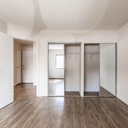 bedroom at summit on Prospect apartments